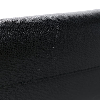 Burberry Calfskin TB Motif Embossed Medium Tote Black 10 of 13