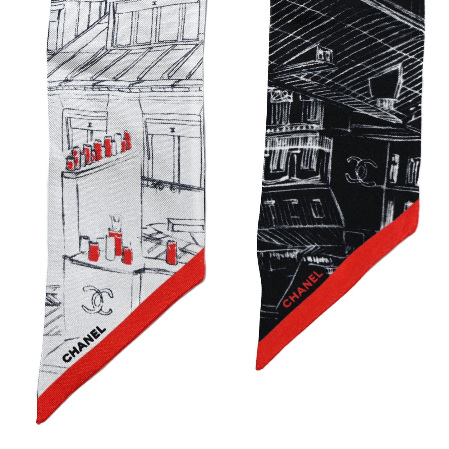 Silk CC City Slim Bandeau White Black Red
