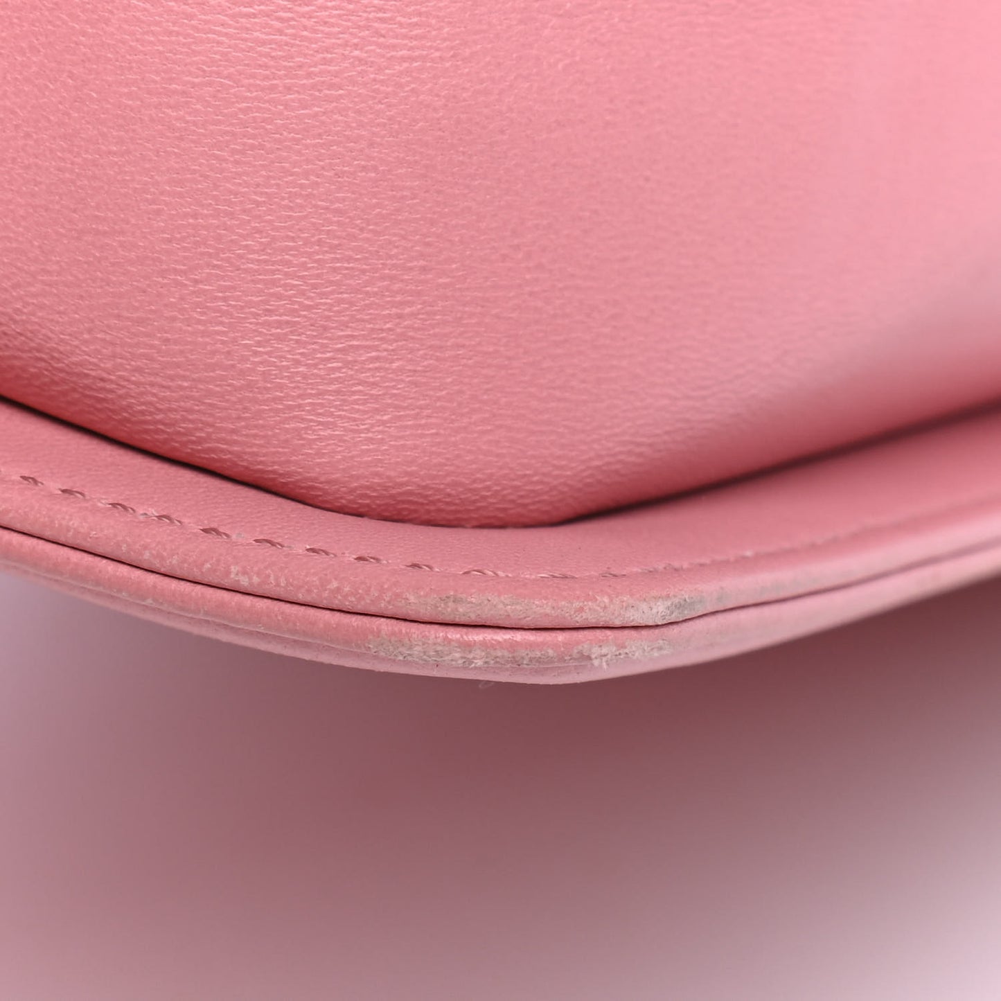 Lambskin Quilted New Medium Boy Flap Pink