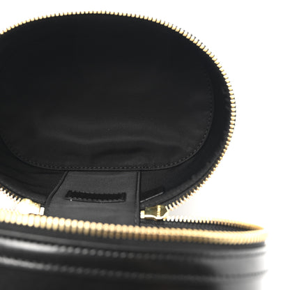 Gucci Calfskin Mini Bamboo Top Handle Shoulder Bag Black 5 of 10