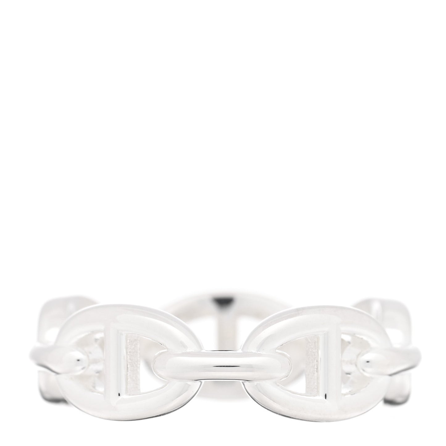 Sterling Silver PM Chaine d'Ancre Enchainee Band Ring 59 8.75