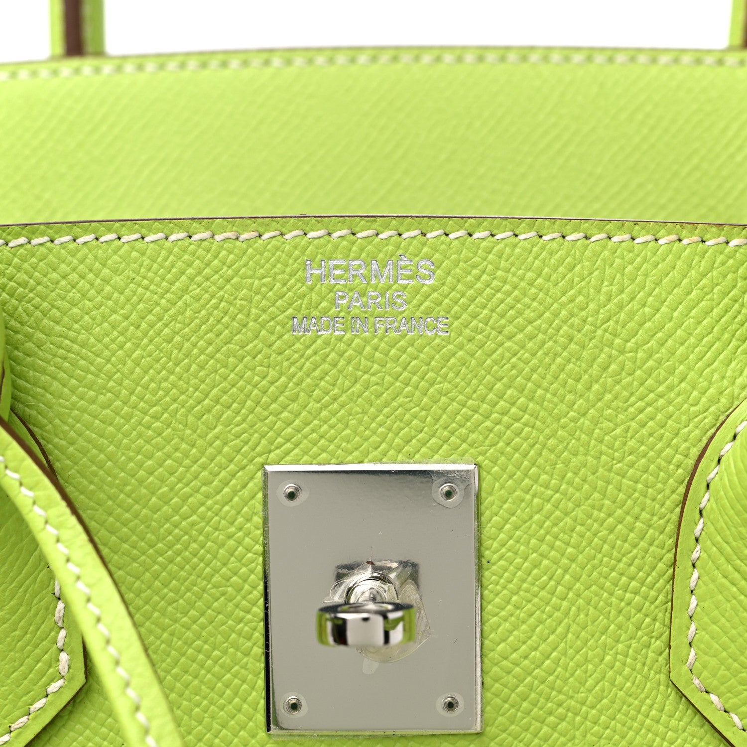 Hermes Epsom Candy Birkin 35 Kiwi Lichen 6 of 9