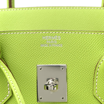Hermes Epsom Candy Birkin 35 Kiwi Lichen 6 of 9