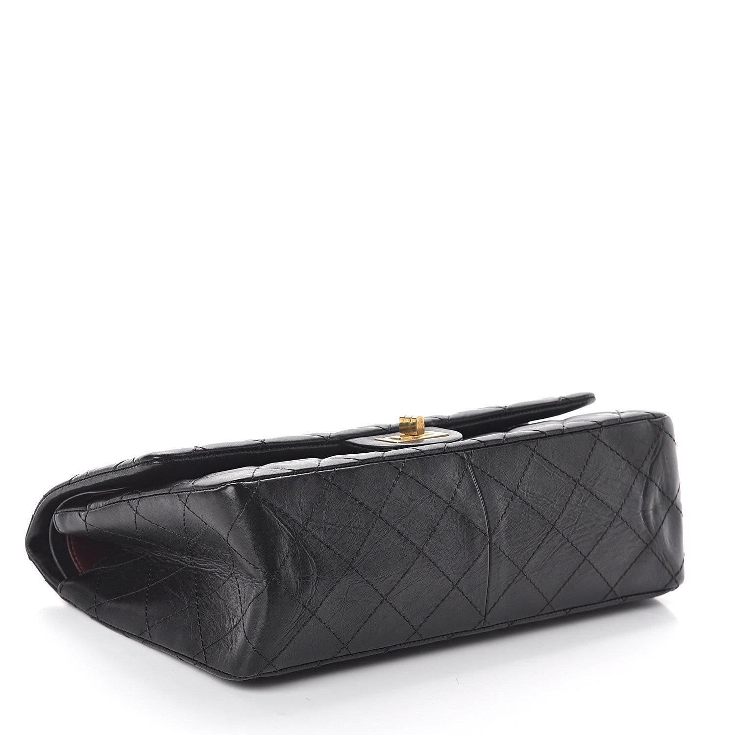 Chanel Aged Calfskin Quilted 2.55 Reissue 226 Flap Black 3 of 9