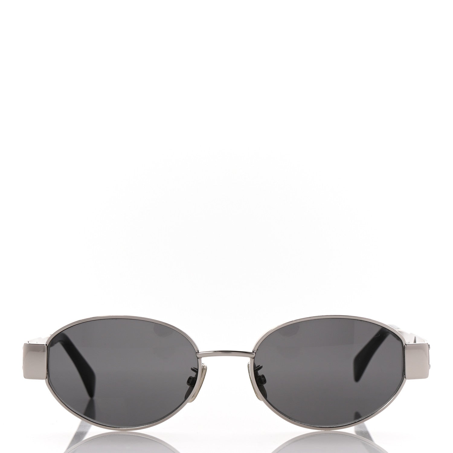 Celine Metal Triomphe 01 Sunglasses CL40235U Silver Black 2 of 7