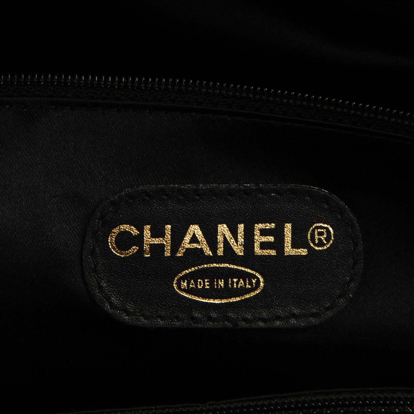 Lambskin Quilted Weekender Shoulder Bag Black