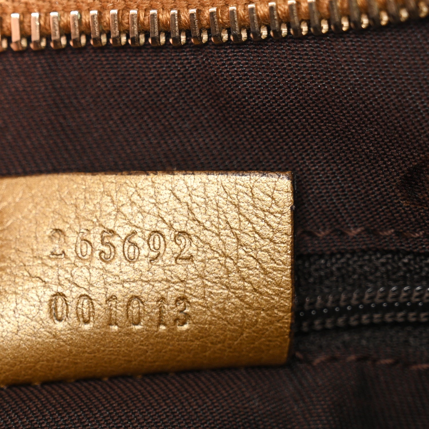 Gucci Crystal Monogram D Ring Gold Hobo Gold 7 of 11