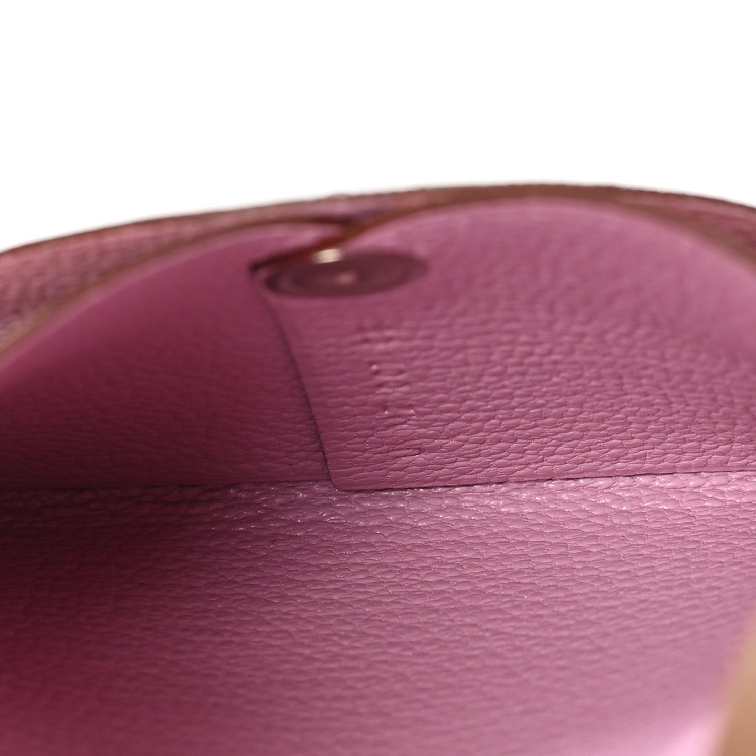 Hermes Chevre Mysore Bastia Verso Coin Purse Quebracho Mauve Sylvestre 5 of 7