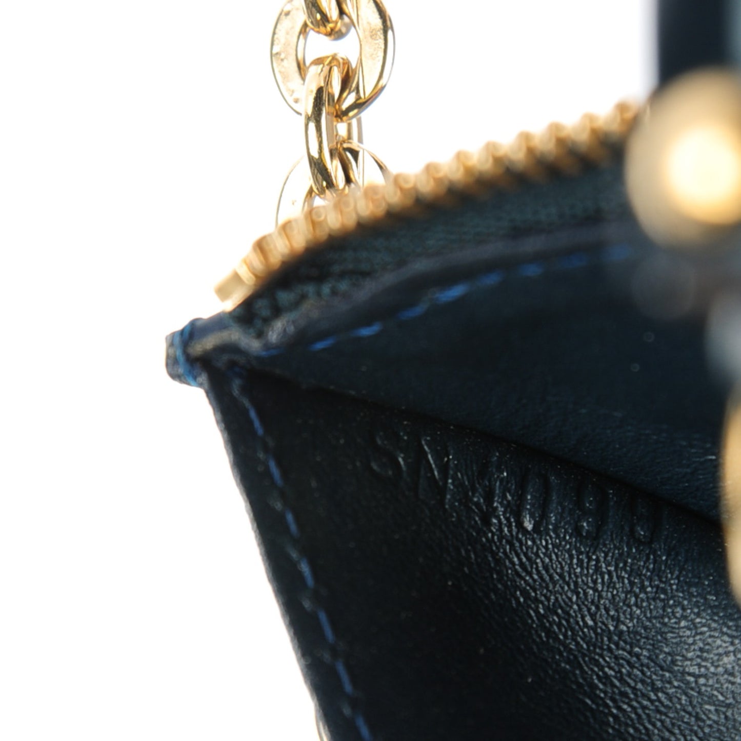 Vernis Oiseau Songbird Coin Purse Wallet Blue Nuit