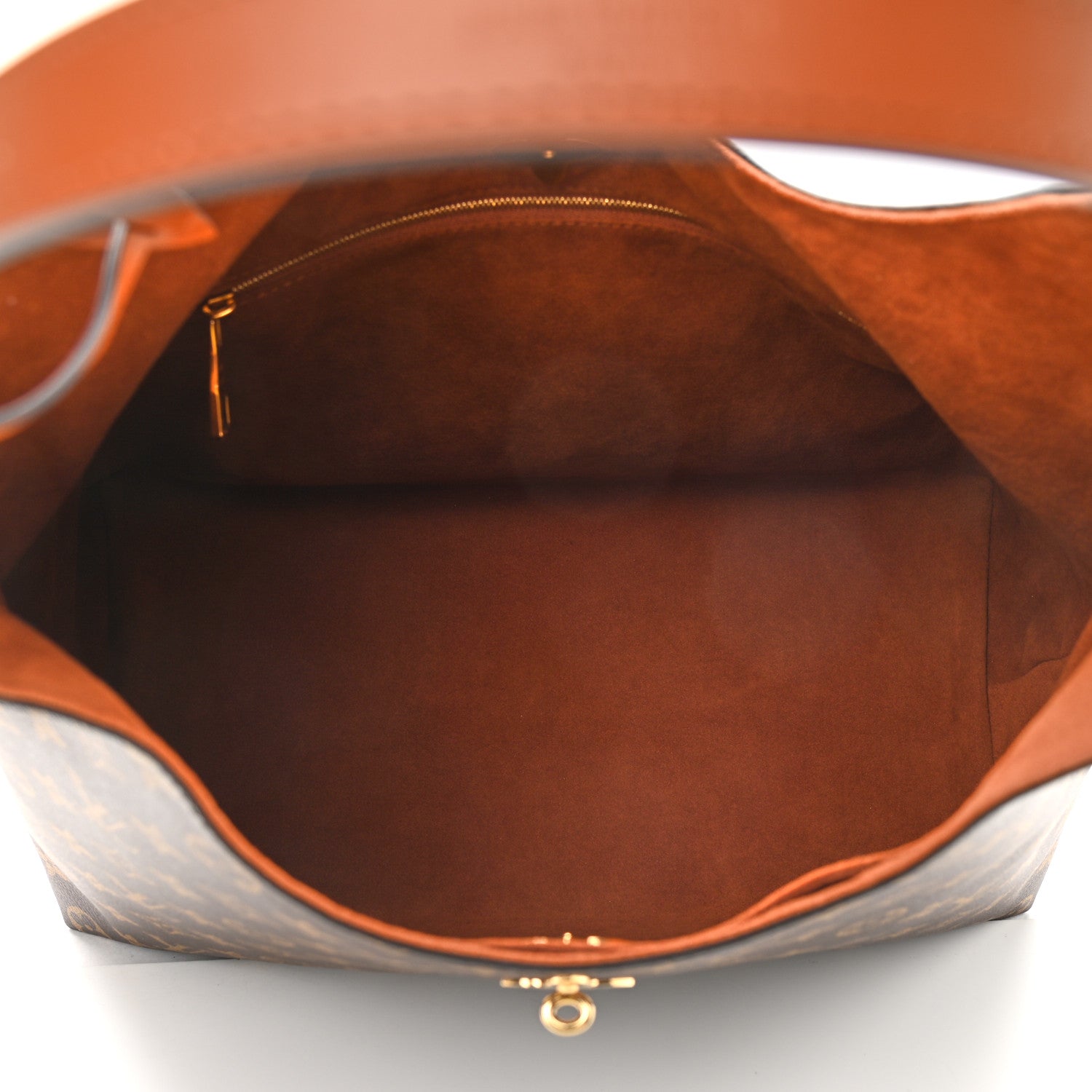 Louis Vuitton Monogram Flower Hobo Caramel 5 of 10