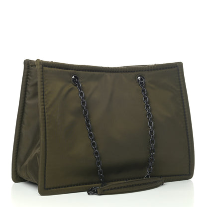 Prada Tessuto Nylon Chain Tote Mimetico 2 of 4