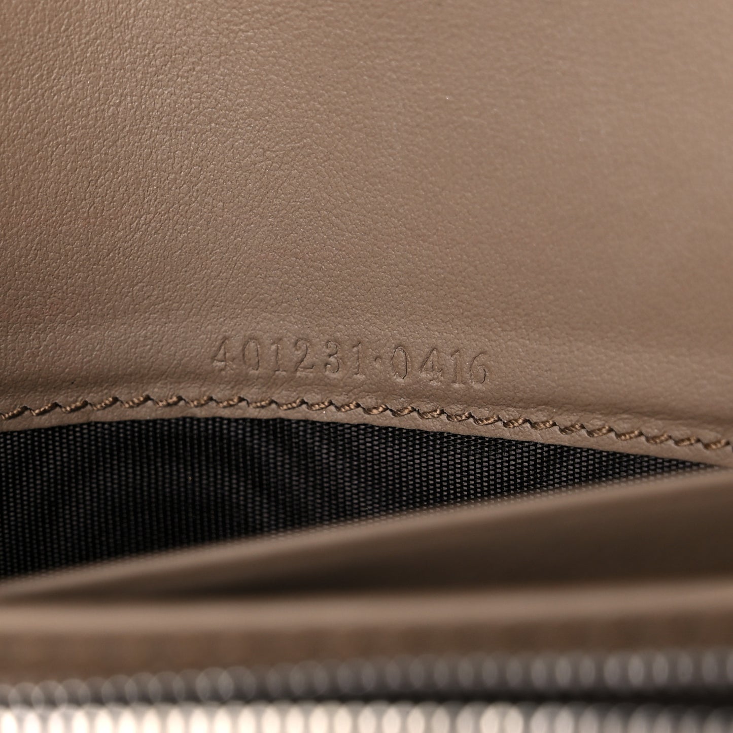 GG Supreme Monogram Mini Dionysus Chain Wallet Beige Taupe