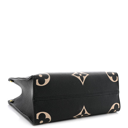 Louis Vuitton Empreinte Monogram Giant Onthego PM Black Beige 4 of 11