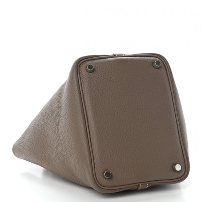 Hermes Taurillon Clemence Picotin 18 PM Etoupe 4 of 11