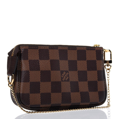 Louis Vuitton Damier Ebene Mini Pochette Accessories 3 of 12
