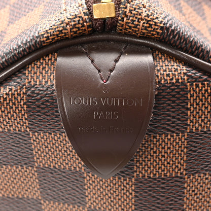 Louis Vuitton Damier Ebene Speedy 30 6 of 10