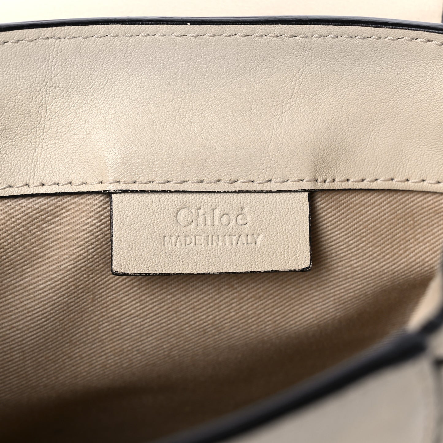 Suede Calfskin Mini Faye Backpack Off White