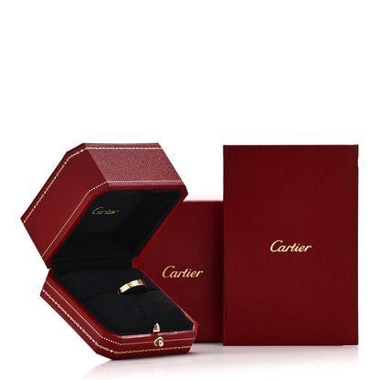 Cartier 18K Yellow Gold 3.5mm LOVE Wedding Band Ring 54 6.75 5 of 5