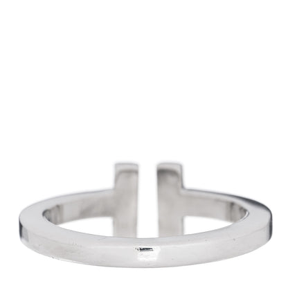 Tiffany Sterling Silver T Square Ring 54 7 6 of 8