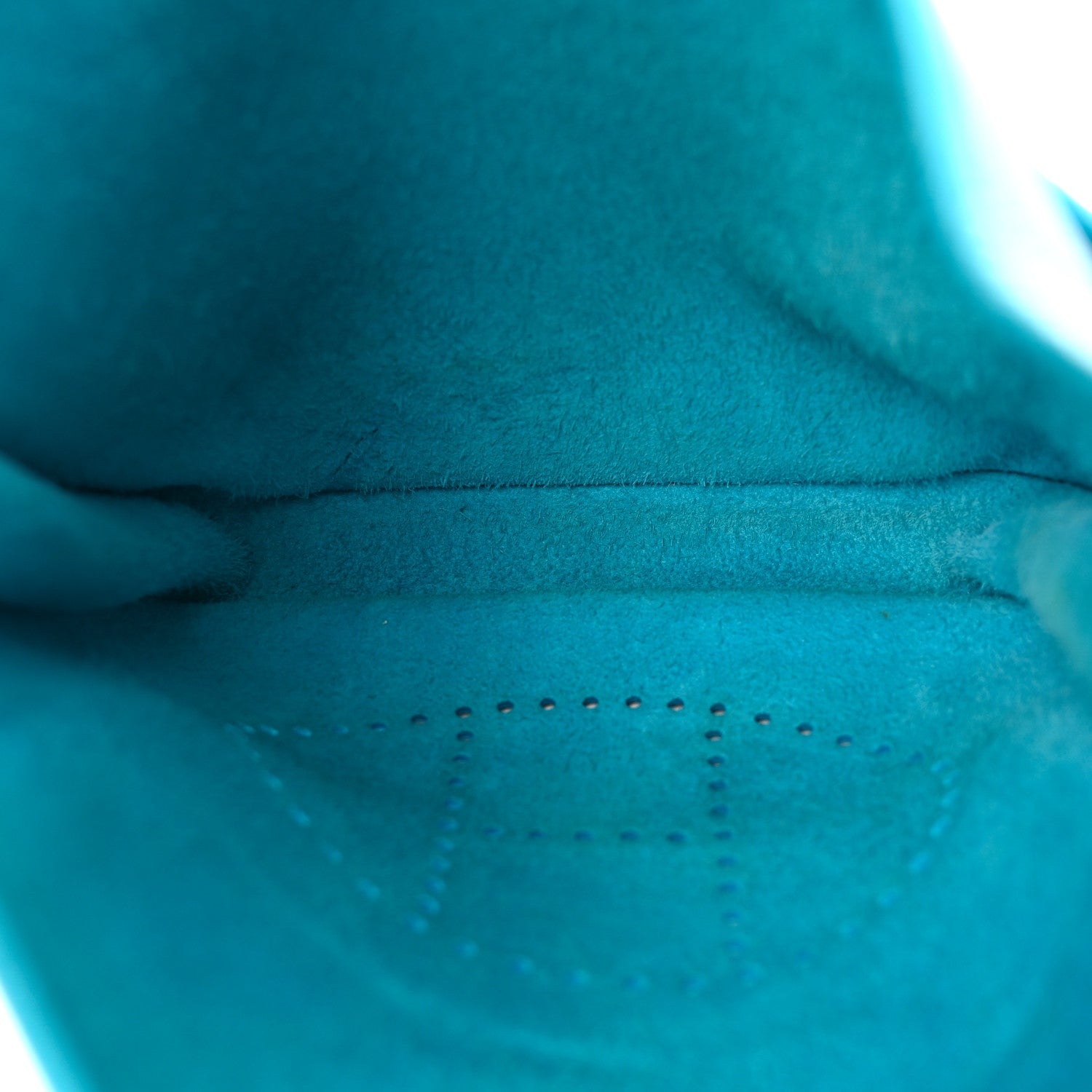 Hermes Taurillon Clemence Evelyne III PM Turquoise Colvert 5 of 12