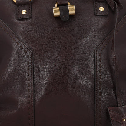 Saint Laurent Calfskin Large Muse Brown 8 of 10