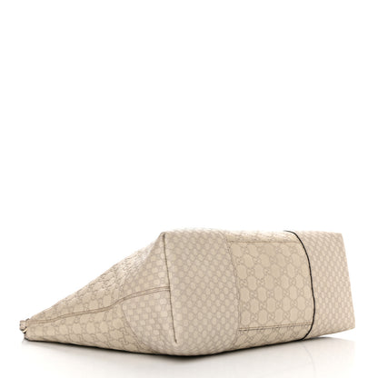 Gucci Guccissima Large Bree Foldover Tote Off White 4 of 14