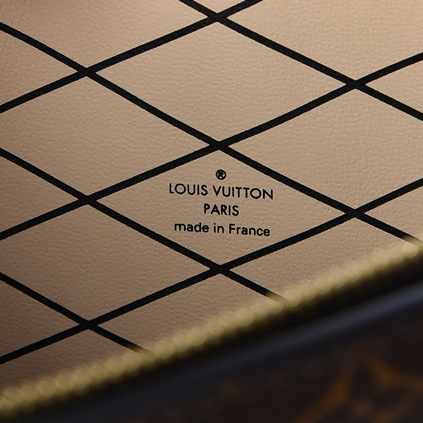 Reverse Monogram Trunk Clutch