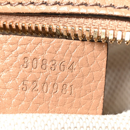 Gucci Pebbled Calfskin Small Soho Disco Bag Camelia 7 of 9