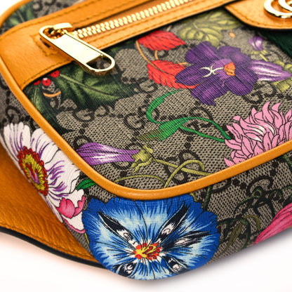 Gucci GG Supreme Monogram Flora Medium Ophidia Belt Bag Beige Multicolor Crop 9 of 12