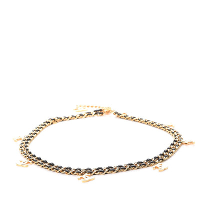 Chanel Lambskin Chain CC Charm Belt Black Gold 3 of 6