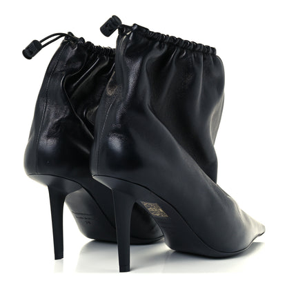 Balenciaga Smooth Nappa Scrunch Booties 38 Black 4 of 10