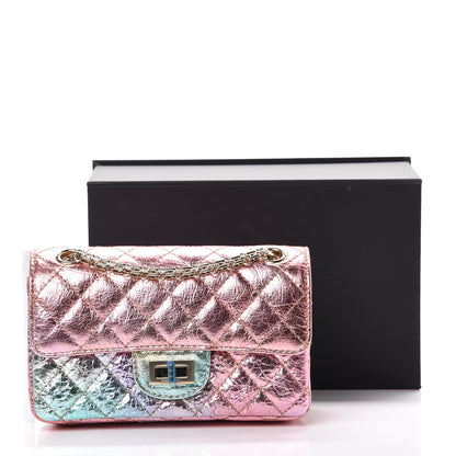 Chanel Metallic Goatskin Quilted Mini 2.55 Reissue Flap Multicolor 10 of 10