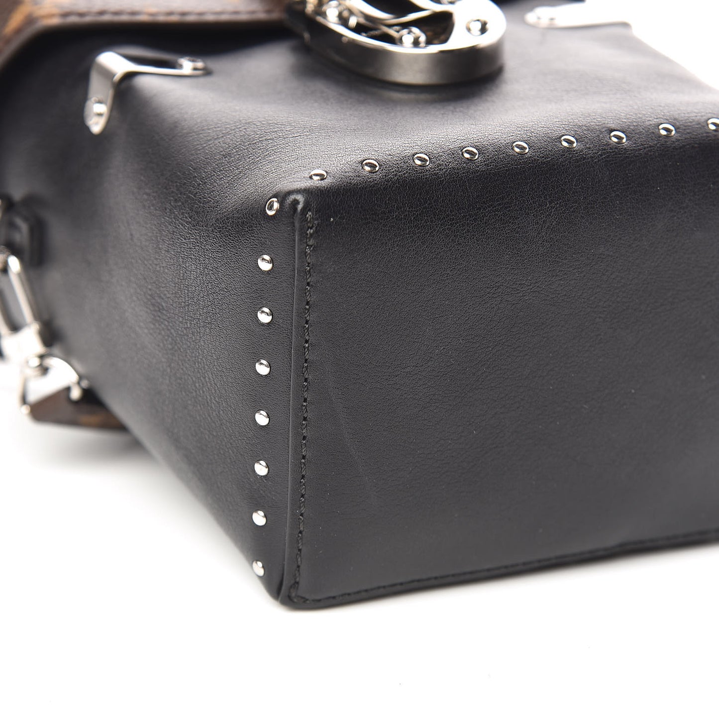 Calfskin Monogram Camera Box Black