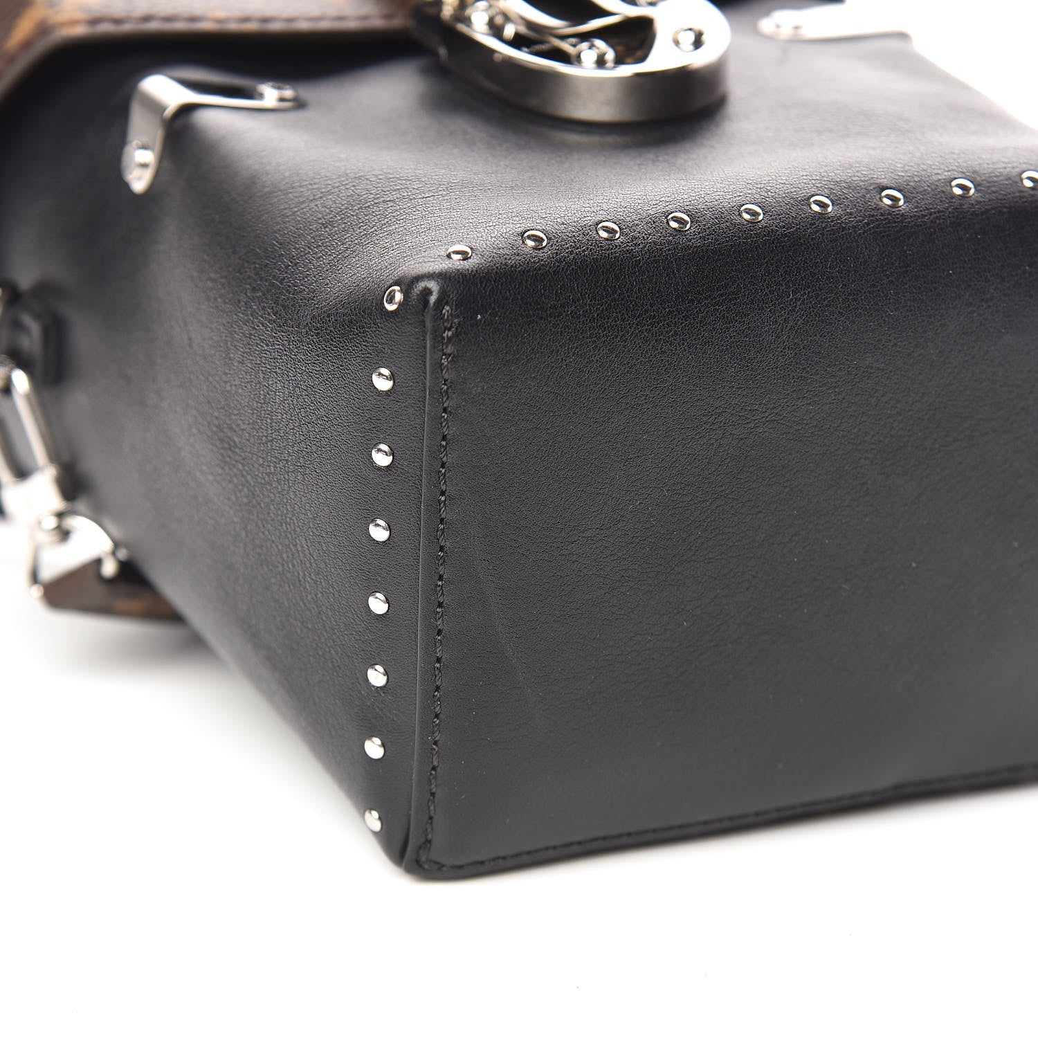 Louis Vuitton Calfskin Monogram Camera Box Black 8 of 10