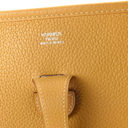 Hermes Taurillon Clemence Evelyne PM Curry 7 of 8