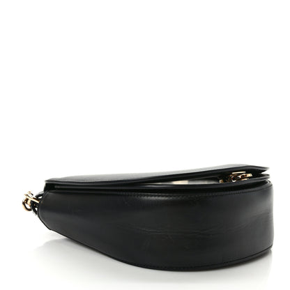 Salvatore Ferragamo Calfskin Large Vela Flap Bag Black 4 of 10