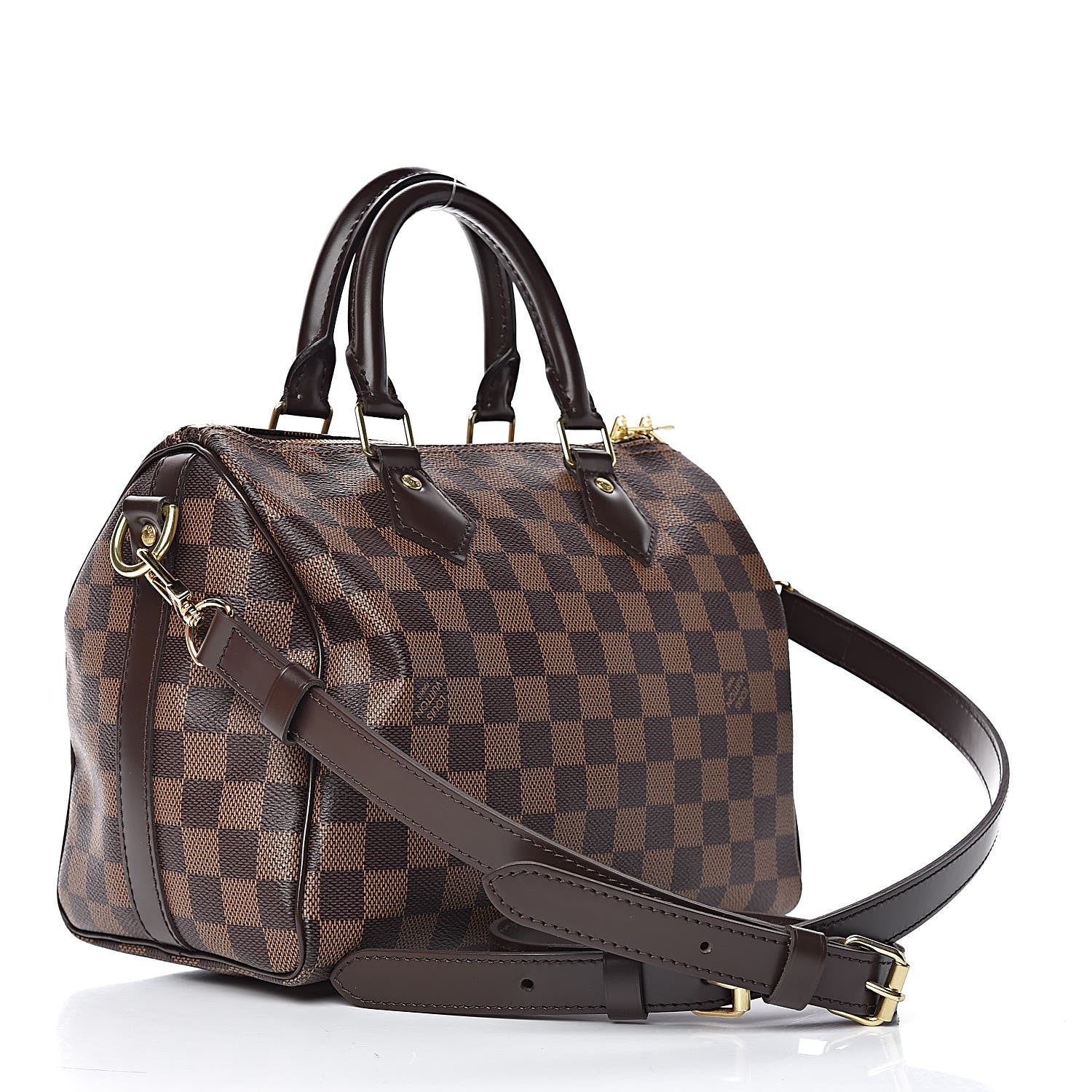 Louis Vuitton Damier Ebene Speedy Bandouliere 25 4 of 12