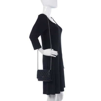 Chanel Caviar Quilted Wallet On Chain WOC Black 2 of 13