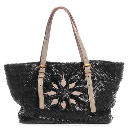 Bottega Veneta Nappa Intrecciato Marquise Flower Tote Nero Black 1 of 8