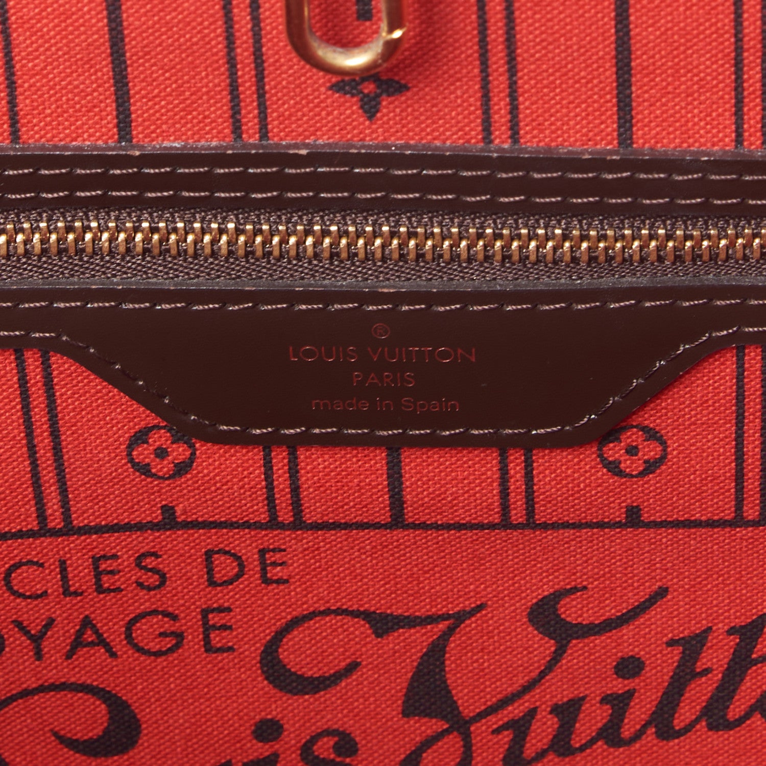 Louis Vuitton Damier Ebene Neverfull MM 7 of 8