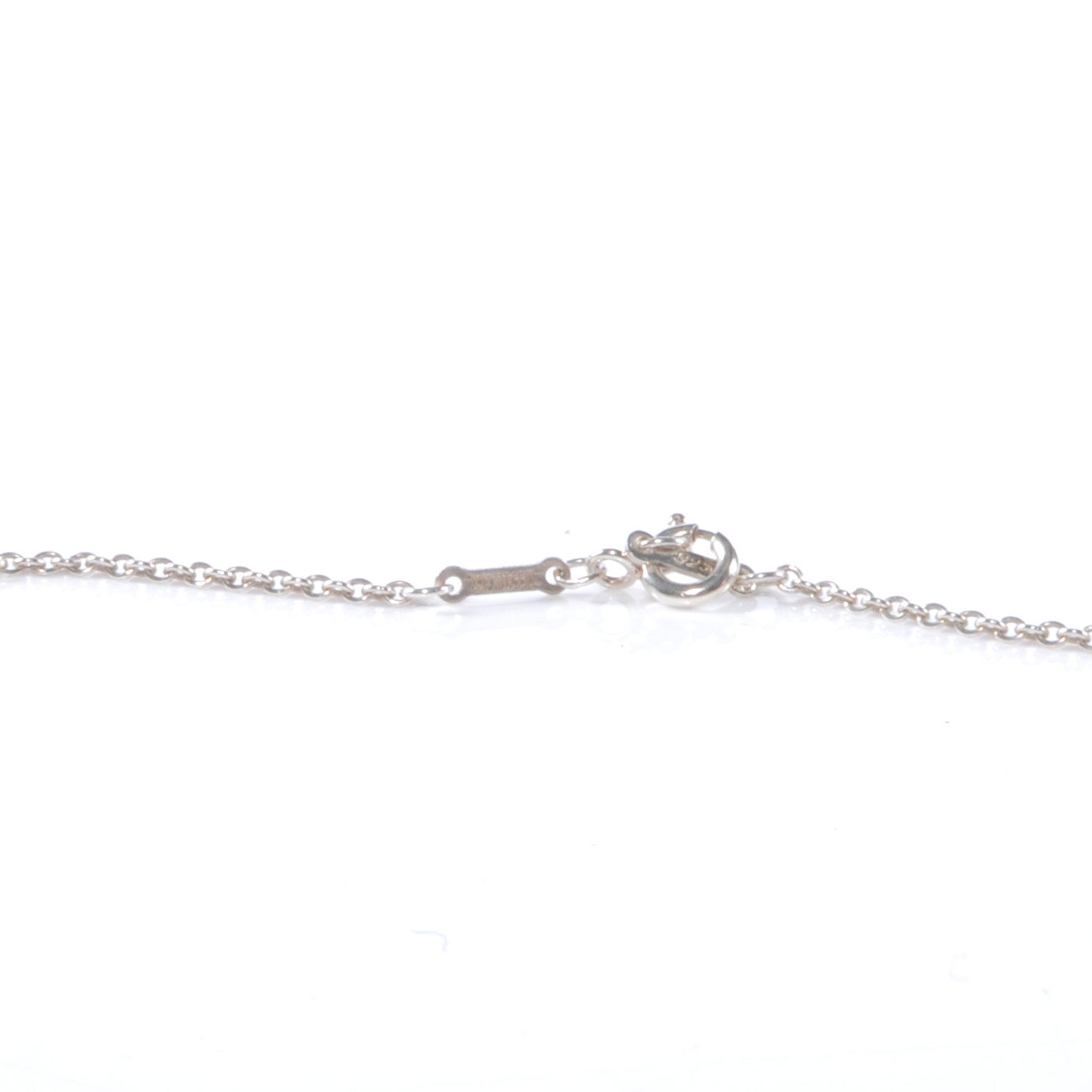 Tiffany Sterling Silver Elsa Peretti 3 Open Hearts Necklace 4 of 4