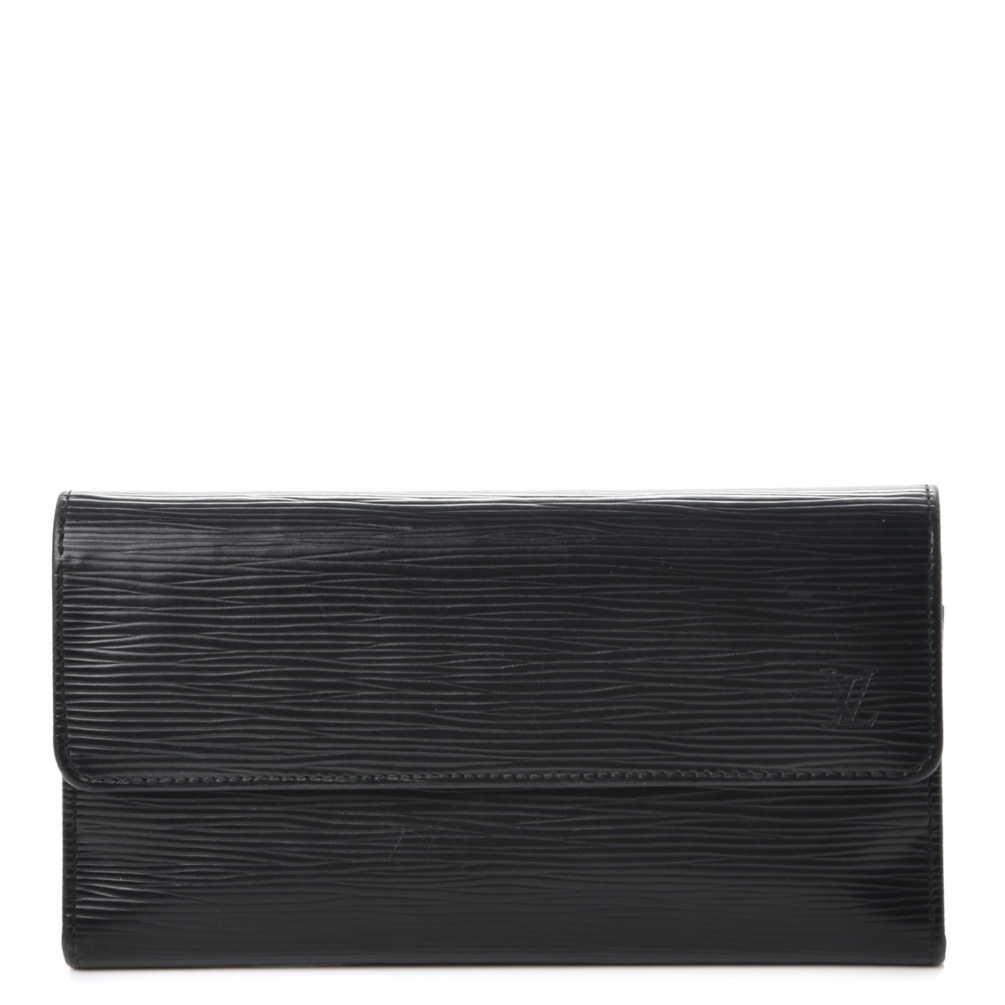Epi Porte Tresor International Wallet Black