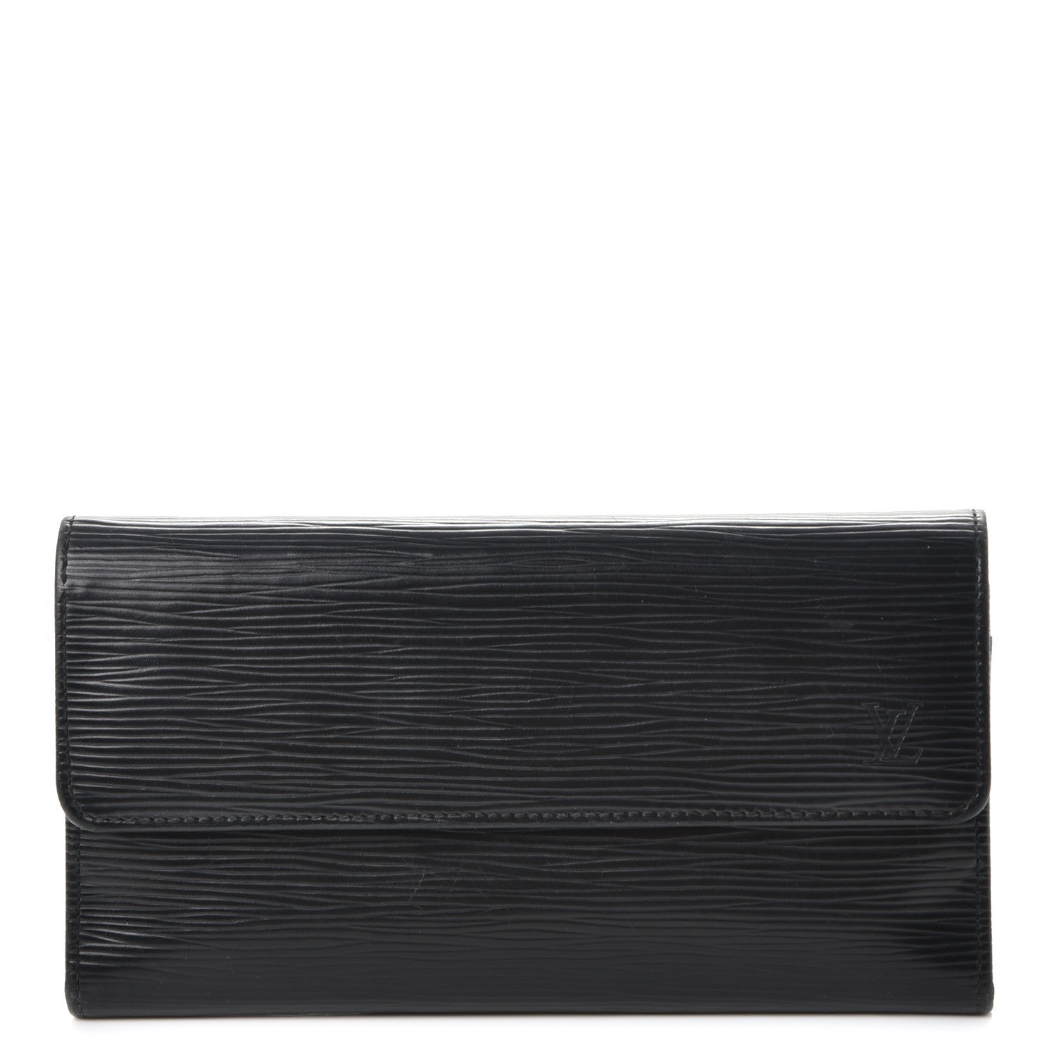 Louis Vuitton Epi Porte Tresor International Wallet Black 1 of 7