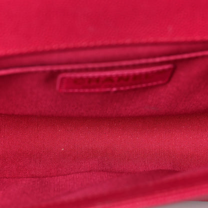 Chanel Caviar Quilted Medium Boy Flap Fuchsia 5 of 9