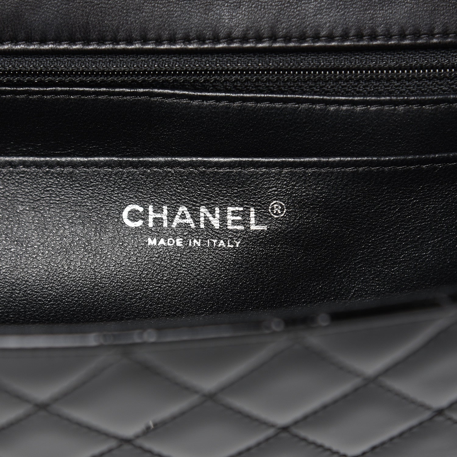Chanel Patent Quilted Jumbo Classic Twist Flap Bag Black 6 of 10