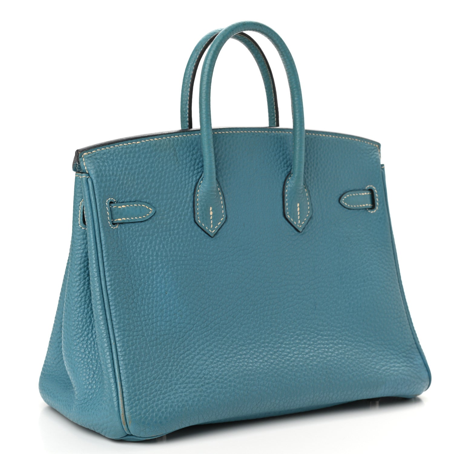 Hermes Togo Birkin 25 Blue Jean 3 of 15