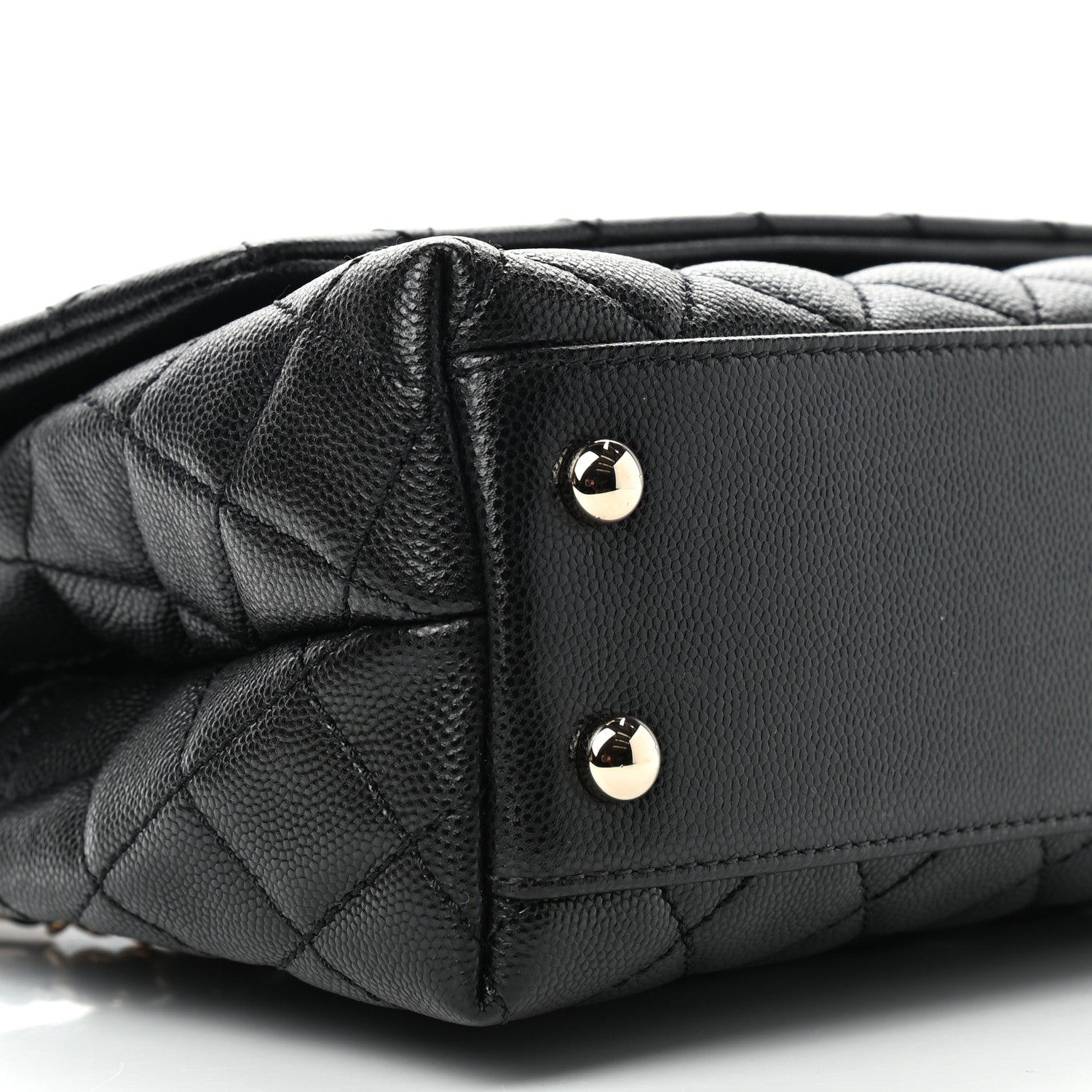 Chanel Caviar Quilted Mini Coco Handle Flap Black 8 of 9