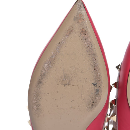 Valentino Garavani Nappa Rockstud Cage Ballerina Flats 36 Fuchsia Poudre 10 of 15