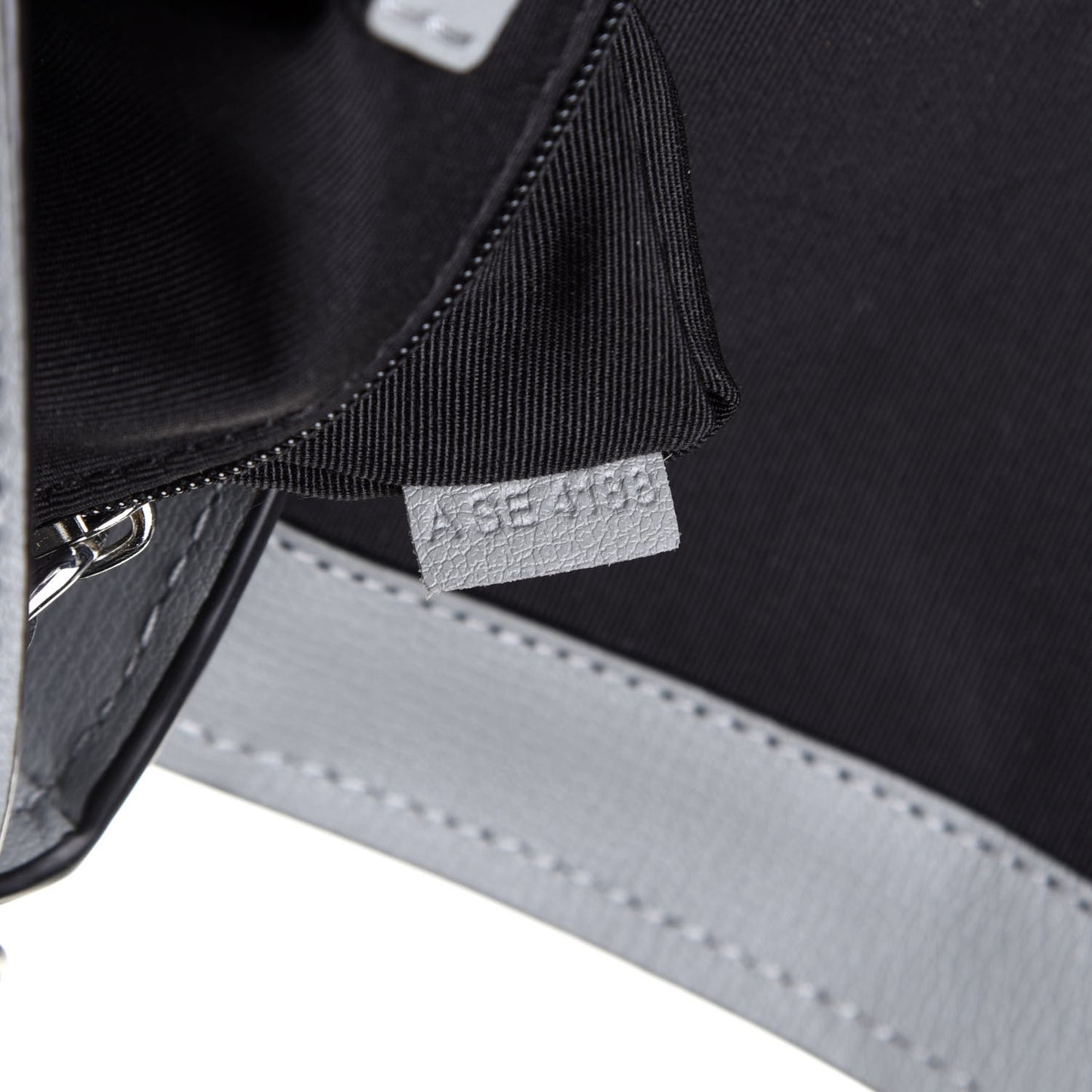 Calfskin Mini Rider Crossbody Grey