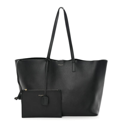 Saint Laurent Calfskin Large Shopping Tote Black 1 of 20